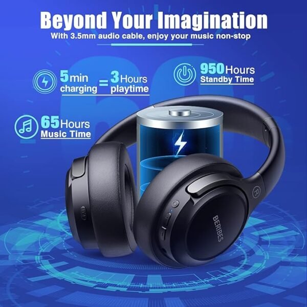 BERIBES Auriculares Bluetooth - Image 4