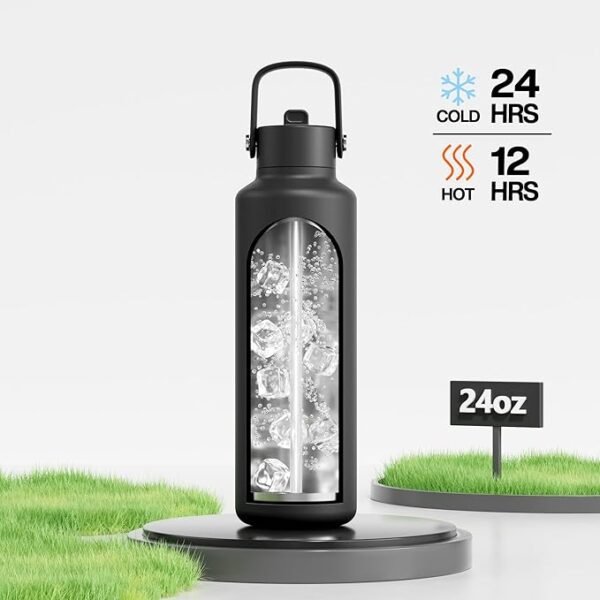 Botella de agua delgada de 24 onzas para exteriores - Image 5