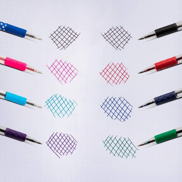 Pentel R.S.V.P. Bolígrafo, trazo medio, tinta azul, paquete de dos unidades (BK91BP2C) - Image 6